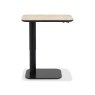 Gallery Collection Riley Beige Sintered Stone Gas Lift Adjustable Sofa Table