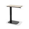 Gallery Collection Riley Beige Sintered Stone Gas Lift Adjustable Sofa Table