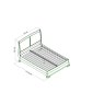 Signature Collection Alora Blue Grey Pearl Velvet Fabric King Bed Frame 150cm