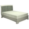 Signature Collection Alora Blue Grey Pearl Velvet Fabric Super King Bed Frame 180cm