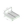 Signature Collection Alora Blue Grey Pearl Velvet Fabric Super King Bed Frame 180cm
