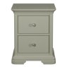 Signature Collection Alora Blue Grey 2 Drawer Bedside Table