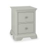 Alora Blue Grey 2 Drawer Bedside Table