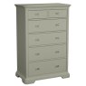 Signature Collection Alora Blue Grey 2+4 Tall Chest of Drawers