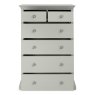 Signature Collection Alora Blue Grey 2+4 Tall Chest of Drawers