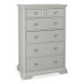 Signature Collection Alora Blue Grey 2+4 Tall Chest of Drawers