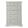 Signature Collection Alora Blue Grey 2+4 Tall Chest of Drawers