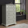 Signature Collection Alora Blue Grey 2+4 Tall Chest of Drawers