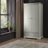 Signature Collection Alora Blue Grey Double Wardrobe