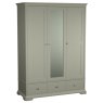 Signature Collection Alora Blue Grey Triple Wardrobe