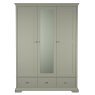 Signature Collection Alora Blue Grey Triple Wardrobe