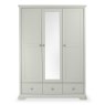 Signature Collection Alora Blue Grey Triple Wardrobe