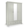 Signature Collection Alora Blue Grey Triple Wardrobe
