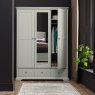 Signature Collection Alora Blue Grey Triple Wardrobe