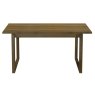 Premier Collection Delta Rustic Oak 4-6 Extension Dining Table