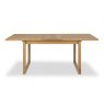 Premier Collection Delta Rustic Oak 4-6 Extension Dining Table