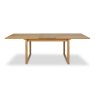 Premier Collection Delta Rustic Oak 6-8 Extension Dining Table