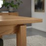 Premier Collection Delta Rustic Oak 6-8 Extension Dining Table