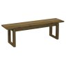 Premier Collection Delta Rustic Oak Dining Bench