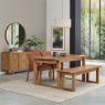 Premier Collection Delta Rustic Oak Dining Bench