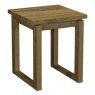 Premier Collection Delta Rustic Oak Lamp Table