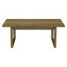 Premier Collection Delta Rustic Oak Coffee Table