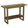 Premier Collection Delta Rustic Oak Console Table