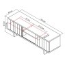 Premier Collection Delta Rustic Oak Media Unit