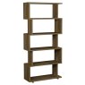 Premier Collection Delta Rustic Oak Open Display Unit