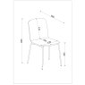 Gallery Collection Felix - Green Stackable Chair with Black Legs (4 in a Carton)