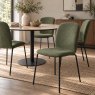 Gallery Collection Felix - Green Stackable Chair with Black Legs (4 in a Carton)