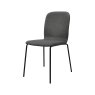 Gallery Collection Felix - Grey Stackable Chair with Black Legs (4 in a Carton)