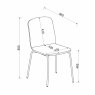 Gallery Collection Felix - Grey Stackable Chair with Black Legs (4 in a Carton)