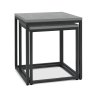 Gallery Collection Sofia - Matt Grey Sintered Stone Nest of Lamp Tables