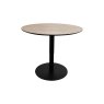 Gallery Collection Modus - Matt Beige Sintered Stone Gas Lift Adjustable Coffee/Bistro Table