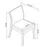 Premier Collection Delta Rustic Oak Upholstered Chair - Mustard Fabric (Pair)