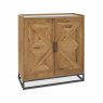 Signature Collection Indus Rustic Oak Drinks Cabinet