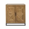 Signature Collection Indus Rustic Oak Drinks Cabinet