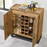 Signature Collection Indus Rustic Oak Drinks Cabinet