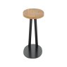 Signature Collection Vega Rustic Oak & Peppercorn Sofa Table