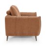 Premier Collection Elara Terracotta 2 Seater Sofa with Black Legs