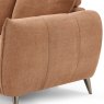 Premier Collection Elara Terracotta Armchair with Black Legs