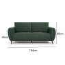Premier Collection Elara Mint Green 3 Seater Sofa