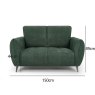 Premier Collection Elara Mint Green 2 Seater Sofa