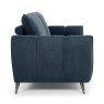 Premier Collection Elara Teal 3 Seater Sofa with Black Legs