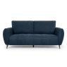 Premier Collection Elara Teal 3 Seater Sofa with Black Legs