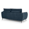 Premier Collection Elara Teal 3 Seater Sofa with Black Legs