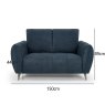 Premier Collection Elara Teal 2 Seater Sofa