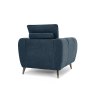 Premier Collection Elara Teal Armchair with Black Legs