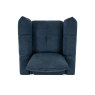 Premier Collection Elara Teal Armchair with Black Legs